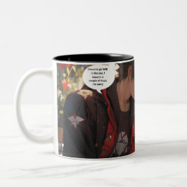 Caneca De Café Em Dois Tons Anime: "apenas me segure" cena
