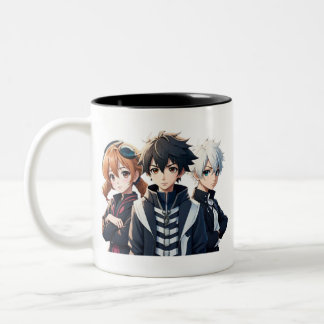 Caneca De Café Em Dois Tons Anime manga pop amante cartoon amante pop amante