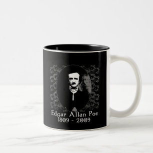 Caneca De Café Em Dois Tons Aniversário 1809-2009 de Edgar Allan Poe T