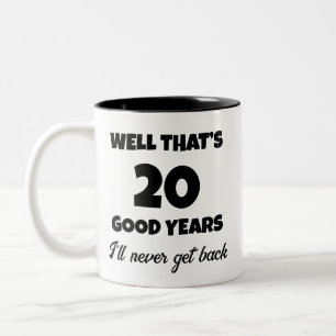 Caneca De Café Em Dois Tons Aniversário de 17 Anos de Trabalho Engraçado