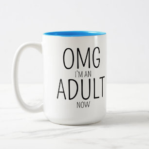Caneca De Café Em Dois Tons Aniversário de 18 anos