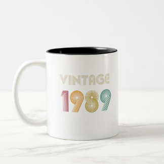 Caneca De Café Em Dois Tons aniversário de 30 anos de 13 anos de idade Gift Vi
