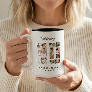 Caneca De Café Em Dois Tons Aniversário de 30 anos ou Aniversário de Casamento