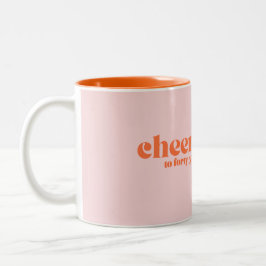 Caneca De Café Em Dois Tons aniversário de 40 anos, "aplaude 40 anos" cor de l