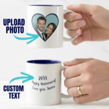 Aniversário Personalizado Foto Personalizada Coraç
