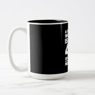 Caneca De Café Em Dois Tons Aniversário Presente Uma Hora De Trabalho Sem des