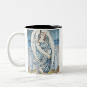 Caneca De Café Em Dois Tons Anjo Guardião na Bíblia Hebraica