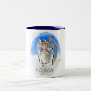 Caneca De Café Em Dois Tons anjos