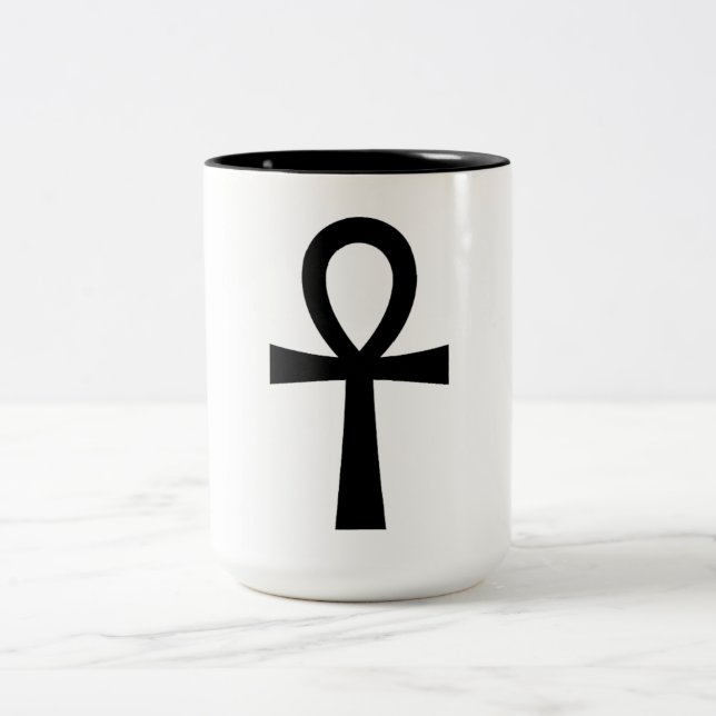Caneca De Café Em Dois Tons Ankh (Centro)