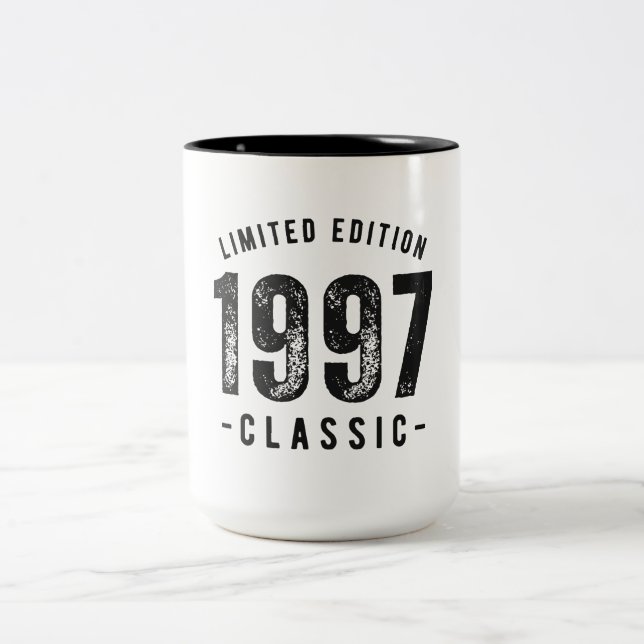 Caneca De Café Em Dois Tons Ano de Nascimento Clássico 1997 (Centro)
