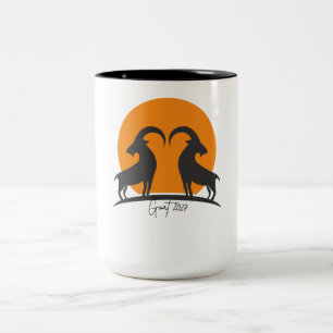 Caneca De Café Em Dois Tons Ano do Bode 2027