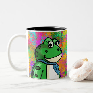 CANECA DE CAFÉ EM DOIS TONS ANO DO SAPO