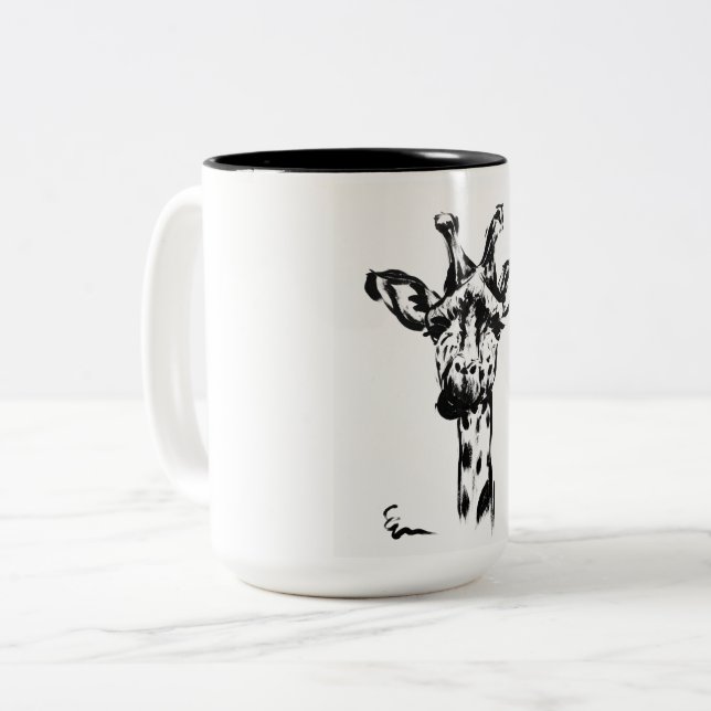 Caneca De Café Em Dois Tons Anonimal 2 (Frente Esquerda)