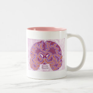 Caneca De Café Em Dois Tons Ansiedade
