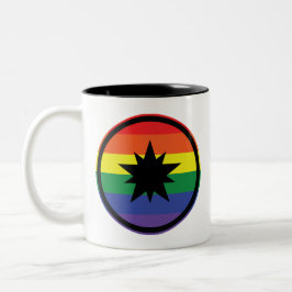 Caneca De Café Em Dois Tons Ansteorra Pride Mug