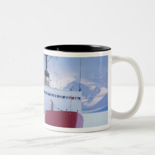 Caneca De Café Em Dois Tons Antártica, Ilha Ross, Estação McMurdo, USCG