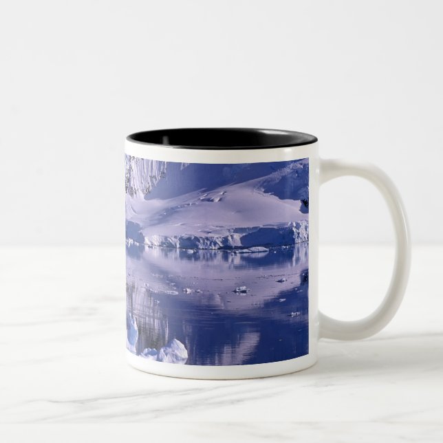 Caneca De Café Em Dois Tons Antártida, Baía do Paraíso (Direita)