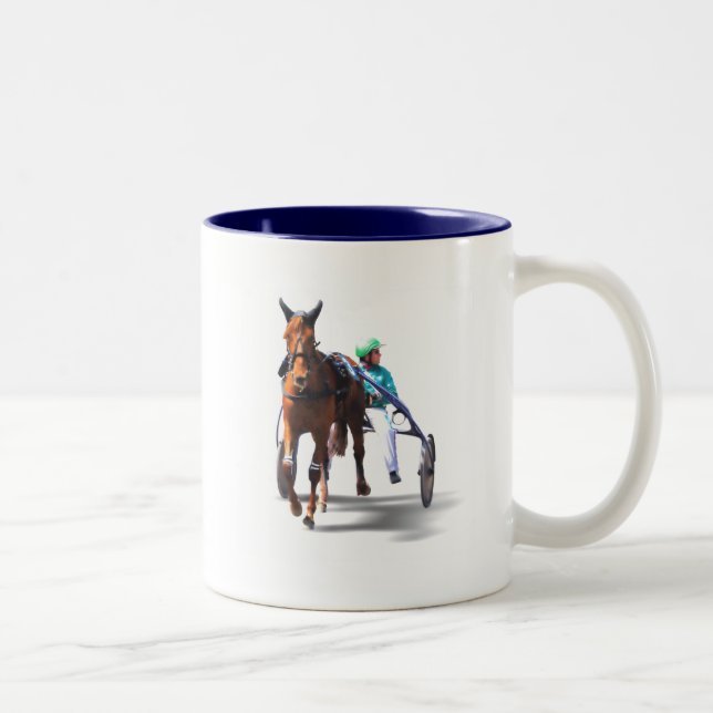Caneca De Café Em Dois Tons Antes da raça (Direita)