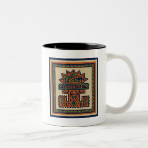 Caneca De Café Em Dois Tons Antiga Argentina