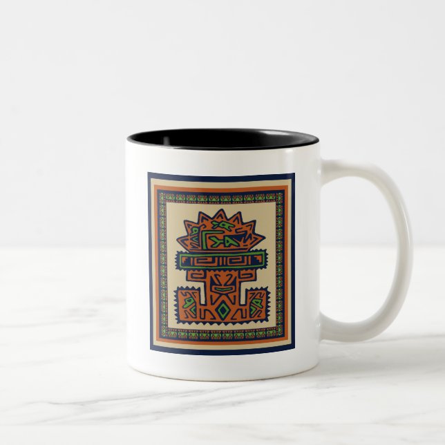 Caneca De Café Em Dois Tons Antiga Argentina (Direita)