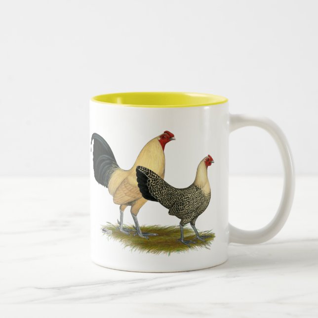 Caneca De Café Em Dois Tons Antigos Copos de Creme Inglês (Direita)