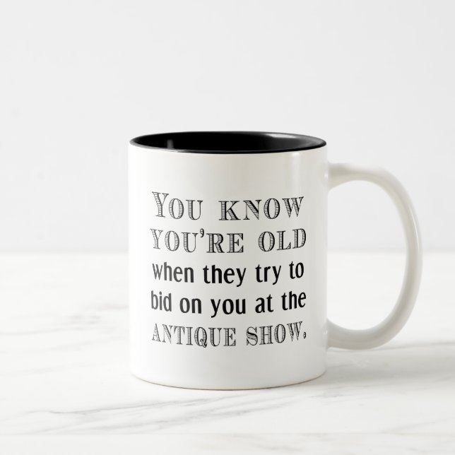 Caneca De Café Em Dois Tons Antiguidade (Direita)