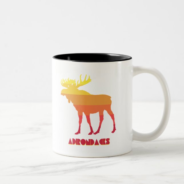 Caneca De Café Em Dois Tons Antílope Adirondacks (Direita)