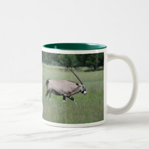 Caneca De Café Em Dois Tons Antílope do Gemsbok