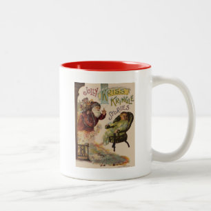 Caneca De Café Em Dois Tons Antique Kris Kringle Sanga Claus