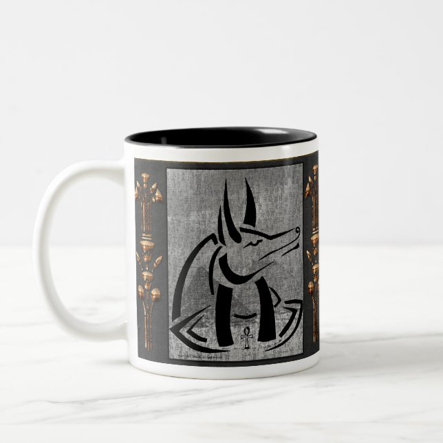 Caneca De Café Em Dois Tons Anubis Mug (Esquerda)