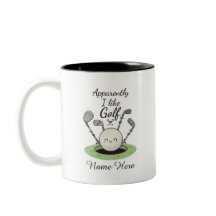 Aparentemente Eu Gosto de Golfe nome personalizado