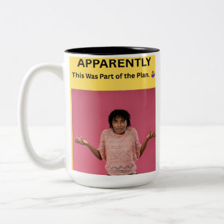 Caneca De Café Em Dois Tons Aparentemente Isto Fazia Parte do Plano. 🤷♀️
