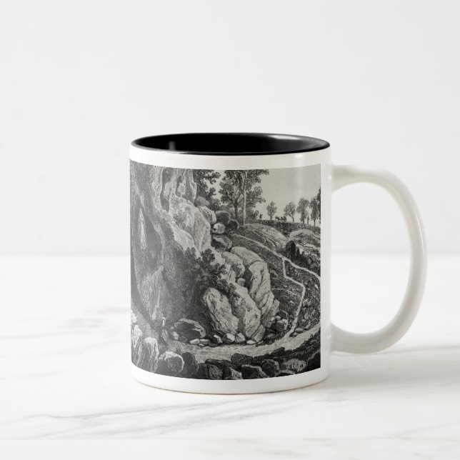 Caneca De Café Em Dois Tons Aparição da Virgem Maria (Direita)
