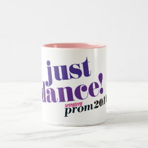 Caneca De Café Em Dois Tons Apenas dança - roxo
