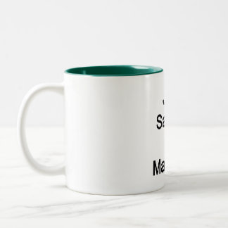 Caneca De Café Em Dois Tons Apenas Diga Não Ao Casamento