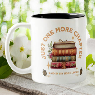 Caneca De Café Em Dois Tons Apenas Mais Um Capítulo Disse Cada Livro