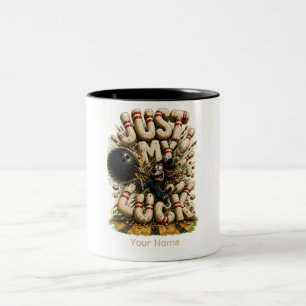 Caneca De Café Em Dois Tons Apenas Role Com Isso Personalizado Funny Sushi Ama