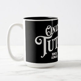 Caneca De Café Em Dois Tons Apenas tutoriais, sem prática