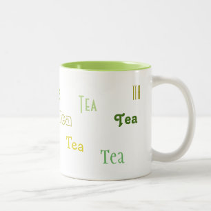 Caneca De Café Em Dois Tons Apenas um chá