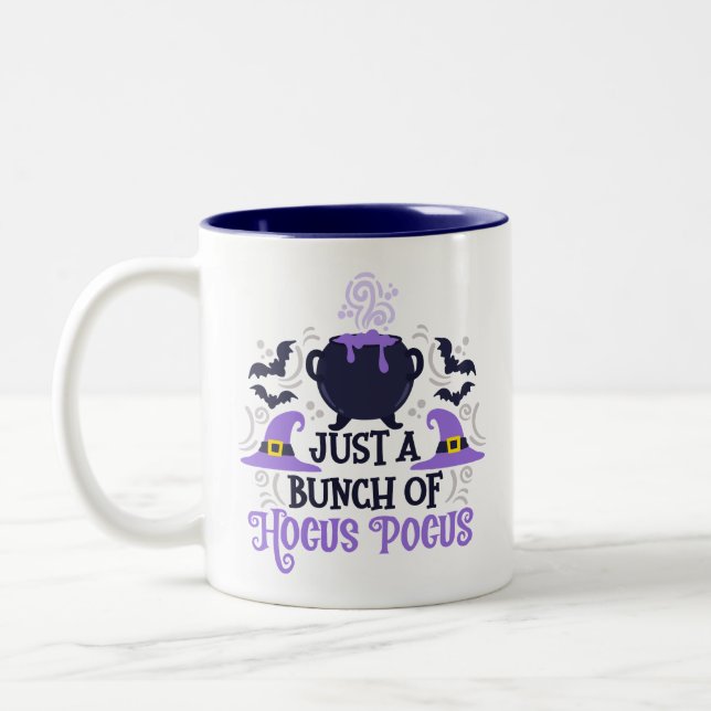 Caneca De Café Em Dois Tons Apenas um monte de Hocus Pocus (Esquerda)