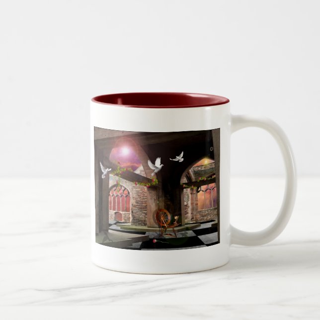 Caneca De Café Em Dois Tons Apenas um outro conto de fadas. (Direita)