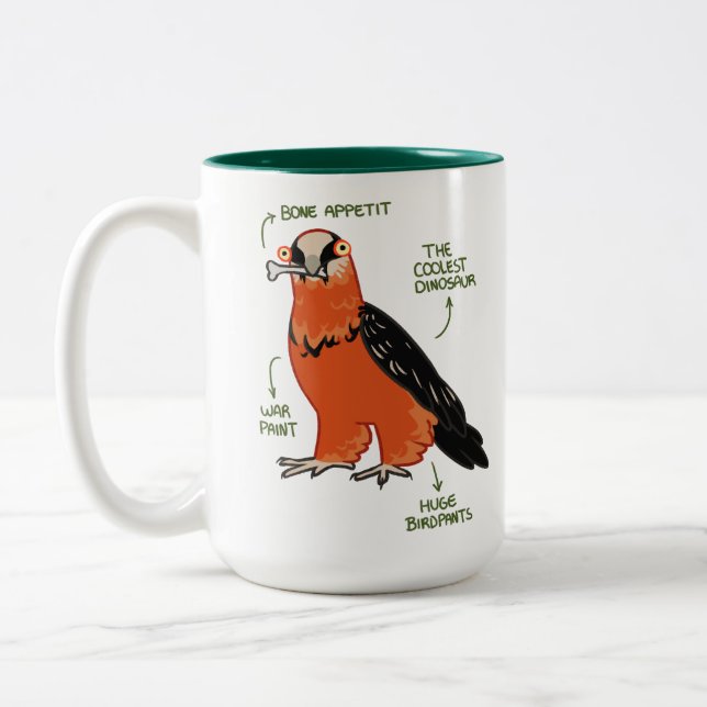 Caneca De Café Em Dois Tons Apetite Óssea (Esquerda)