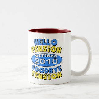 Caneca De Café Em Dois Tons Aposentadoria 2010