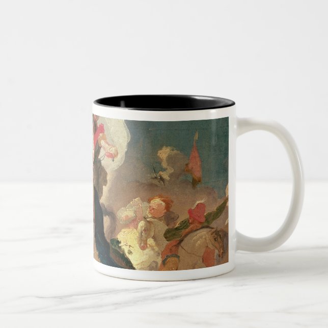 Caneca De Café Em Dois Tons Apotheosis de St James o maior (Direita)