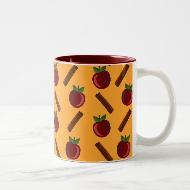 Caneca De Café Em Dois Tons Apple Cinnamon (Direita)