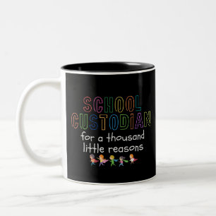 Caneca De Café Em Dois Tons Apreciação do Diretor da Escola de Custódia Escola
