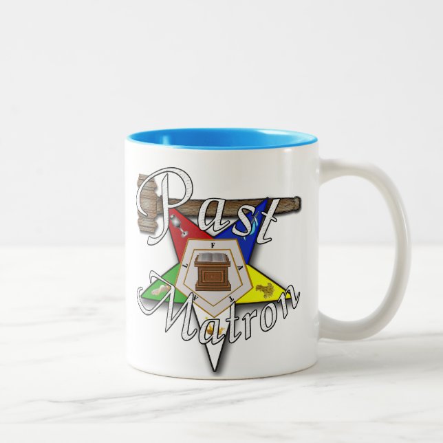 Caneca De Café Em Dois Tons Apreciação passada da matrona (Direita)