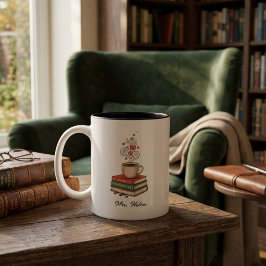 Caneca De Café Em Dois Tons Apreciação Personalizada ao Professor