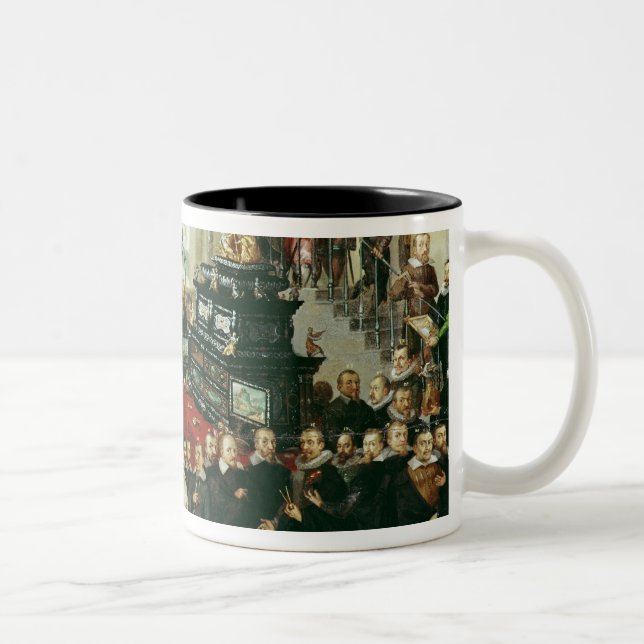 Caneca De Café Em Dois Tons Apresentação ao duque Phillip II (Direita)