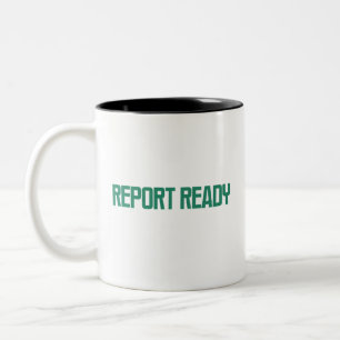 Caneca De Café Em Dois Tons Apresentação de Dados Prontos - Design Profissiona